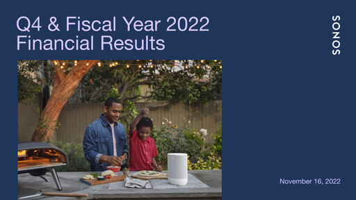Thumbnail Sonos
 Quarterly Report 2022-q4