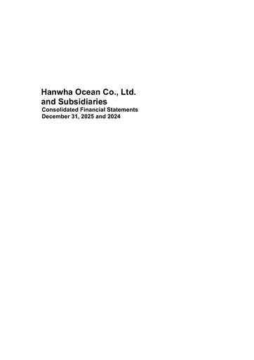 Thumbnail Hanwha Ocean (DSME) Financial Statement 2025