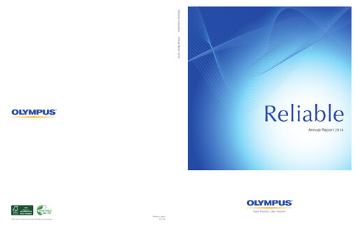 Thumbnail Olympus Annual Report 2014