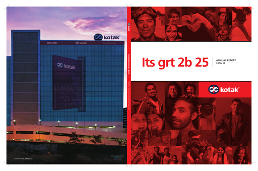 Miniature Kotak Mahindra Bank
 Rapport annuel 2010