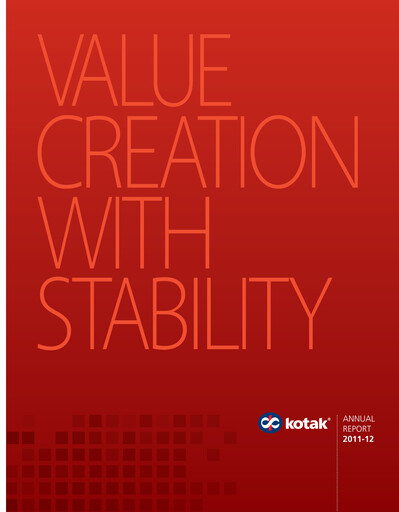Miniature Kotak Mahindra Bank
 Rapport annuel 2011
