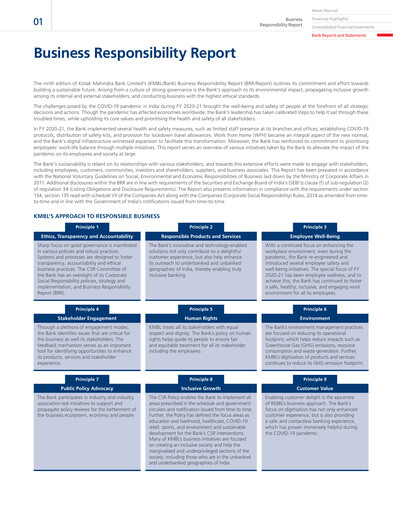 Thumbnail Kotak Mahindra Bank
 ESG Report 2020-2021