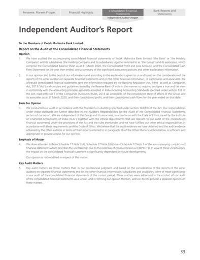 Thumbnail Kotak Mahindra Bank
 Financial Statement 2019