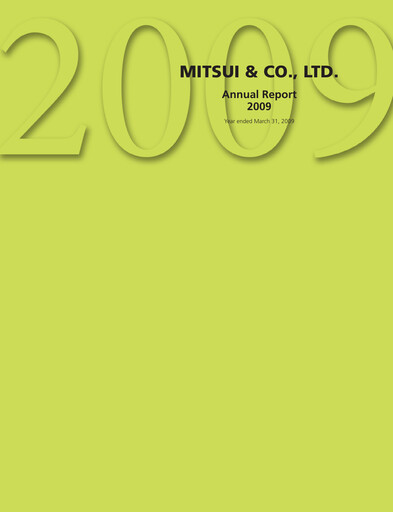 Thumbnail Mitsui Bussan
 Annual Report 2009