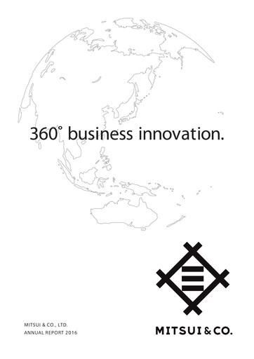 Thumbnail Mitsui Bussan
 Annual Report 2016