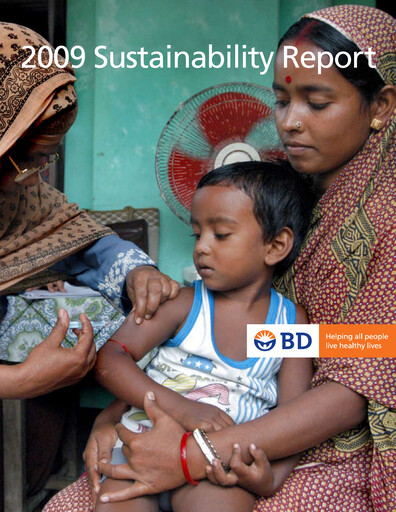 Thumbnail Becton Dickinson Sustainability Report 2009