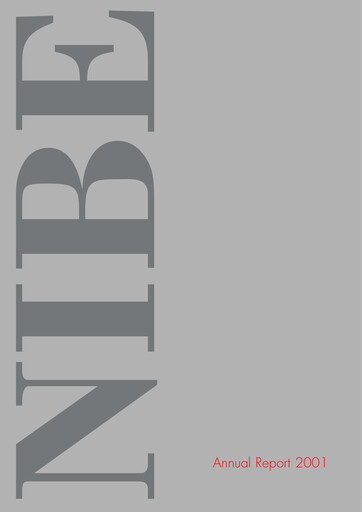 Thumbnail NIBE Industrier Annual Report 2001