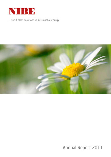 Thumbnail NIBE Industrier Annual Report 2011