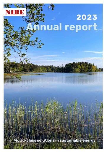 Thumbnail NIBE Industrier Annual Report 2023