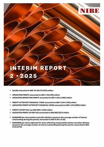 Thumbnail NIBE Industrier Quarterly Report 2025-q2