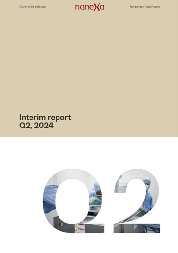 Miniature Nanexa AB Rapport semestriel 2024-h1