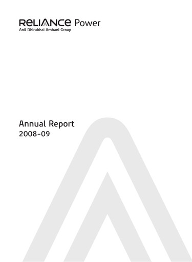 Thumbnail Reliance Power
 Annual Report 2008-2009