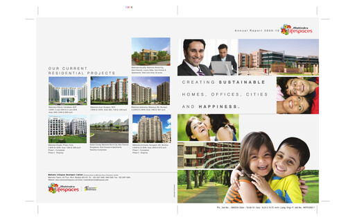 Thumbnail Mahindra Lifespaces
 Annual Report 2009-2010
