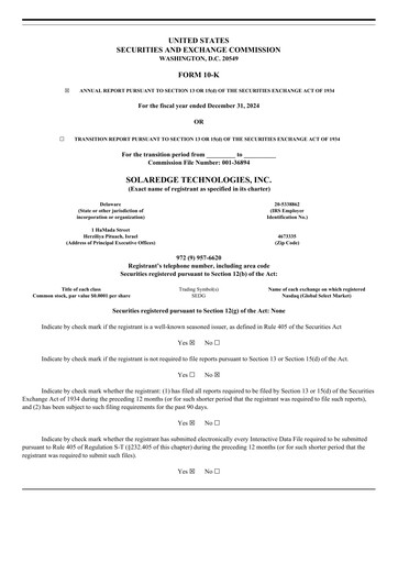 Vorschaubild SolarEdge Jahresbericht 2024