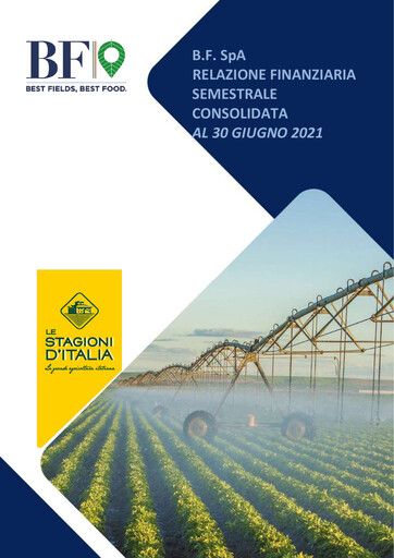 Miniature B.F. S.p.A. Rapport semestriel 2021-h1