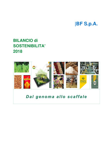 Miniature B.F. S.p.A. Rapport de durabilité 2018