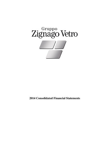 Thumbnail Zignago Vetro Financial Statement 2014