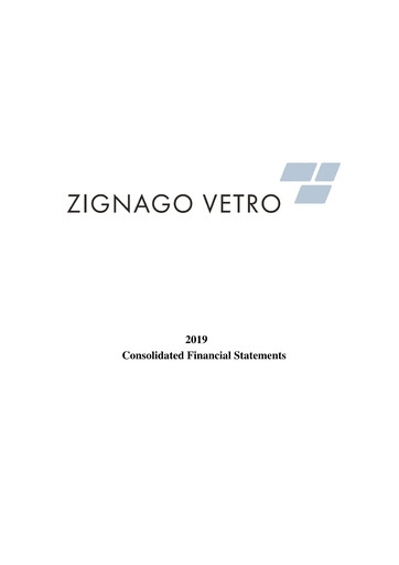 Thumbnail Zignago Vetro Financial Statement 2019