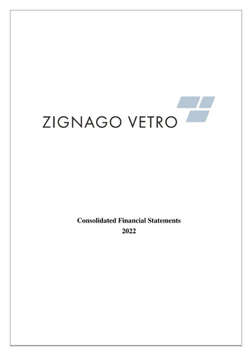 Thumbnail Zignago Vetro Financial Statement 2022