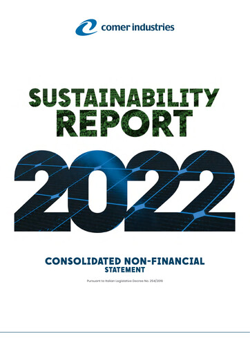 Miniature Comer Industries Rapport de durabilité 2022