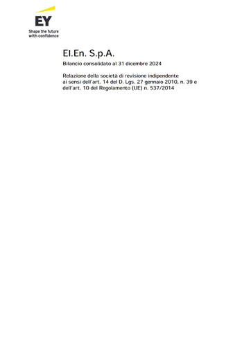 Thumbnail EL.En. S.p.A. (Elen Group) Financial Statement 2024