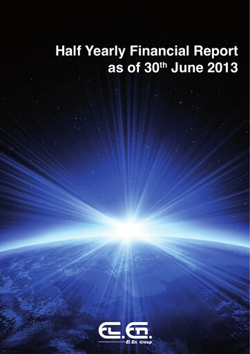 Vorschaubild EL.En. S.p.A. (Elen Group) Halbjahresbericht 2013-h1