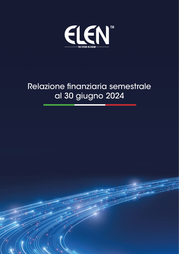 Miniature EL.En. S.p.A. (Elen Group) Rapport semestriel 2024-h1