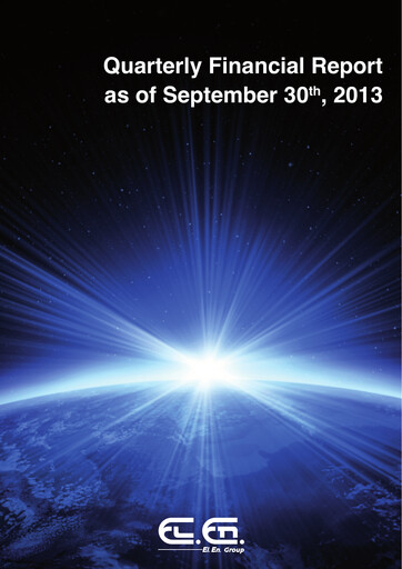 Vorschaubild EL.En. S.p.A. (Elen Group) Quartalsbericht 2013-q3