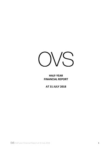 Thumbnail OVS S.p.A. Half-year Report 2018-h1