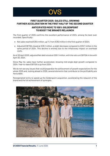 Vorschaubild OVS S.p.A. Quartalsbericht 2025-q1