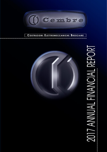 Thumbnail Cembre S.p.A. Annual Report 2017