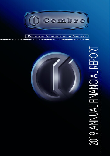 Thumbnail Cembre S.p.A. Financial Report 2019
