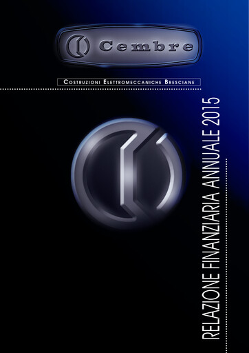 Thumbnail Cembre S.p.A. Financial Statement 2015