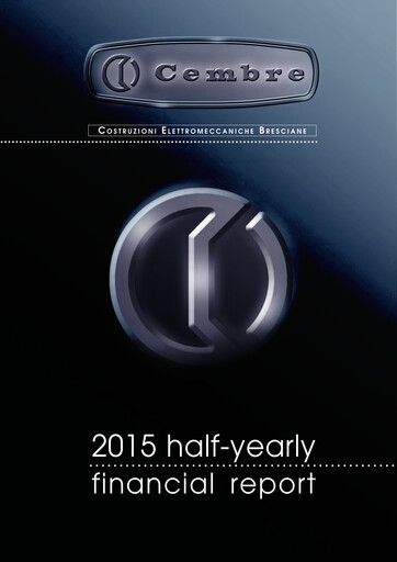 Thumbnail Cembre S.p.A. Half-year Report 2015-h1