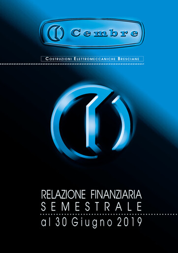 Thumbnail Cembre S.p.A. Half-year Report 2019-h1
