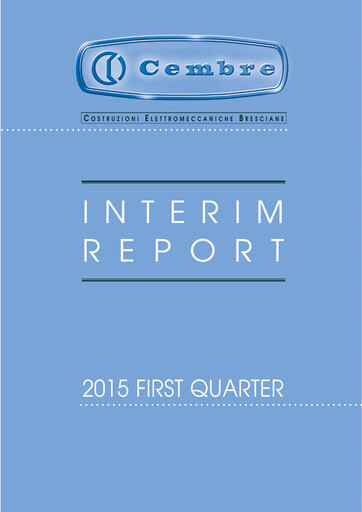 Thumbnail Cembre S.p.A. Quarterly Report 2015-q1