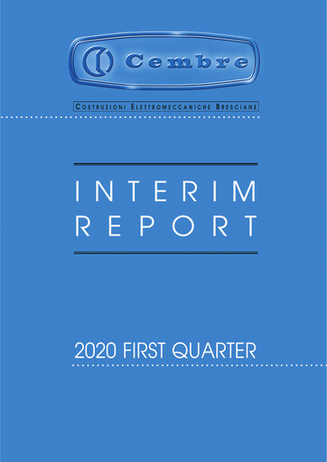 Thumbnail Cembre S.p.A. Quarterly Report 2020-q1