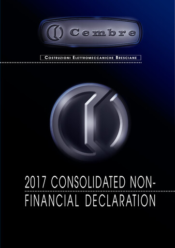 Thumbnail Cembre S.p.A. Sustainability Report 2017