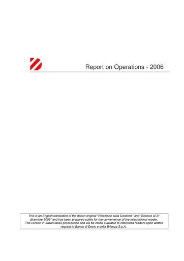 Thumbnail Banco di Desio e della Brianza Annual Report 2006