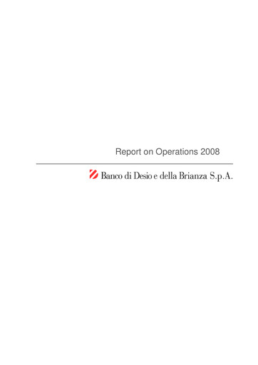 Thumbnail Banco di Desio e della Brianza Annual Report 2008