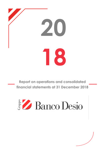 Thumbnail Banco di Desio e della Brianza Financial Statement 2018