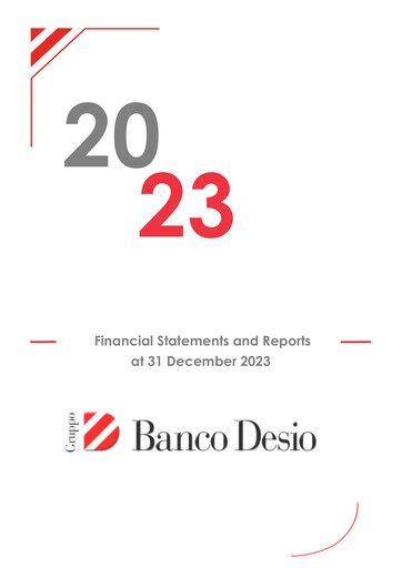Thumbnail Banco di Desio e della Brianza Financial Statement 2023