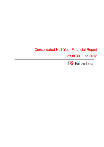 Thumbnail Banco di Desio e della Brianza Half-year Report 2012-h1