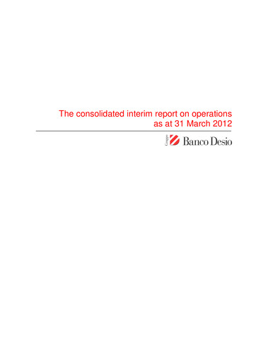 Thumbnail Banco di Desio e della Brianza Quarterly Report 2012-q1