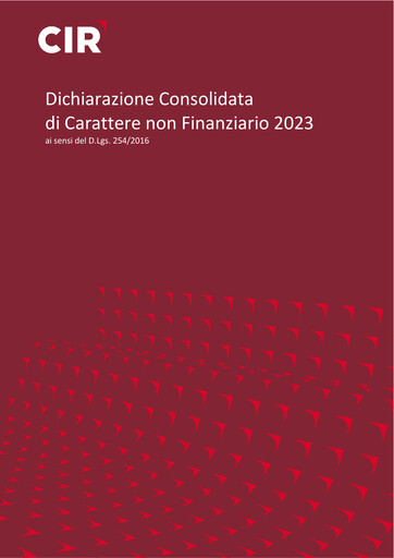 Thumbnail CIR S.p.A. - Compagnie Industriali Riunite ESG Report 2023