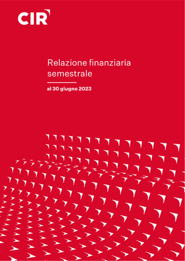 Miniature CIR S.p.A. - Compagnie Industriali Riunite Rapport semestriel 2023-h1