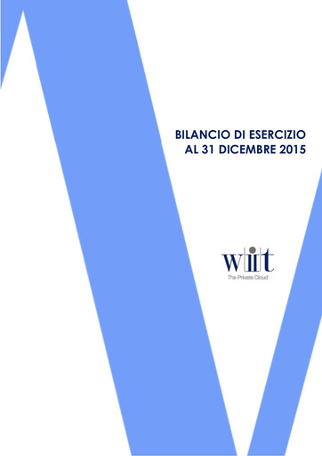 Thumbnail Wiit S.p.A. Financial Statement 2015