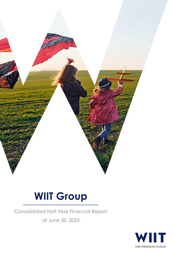 Thumbnail Wiit S.p.A. Half-year Report 2023