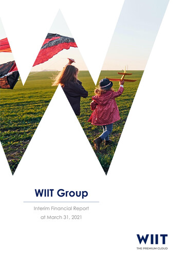 Thumbnail Wiit S.p.A. Quarterly Report 2021-q1