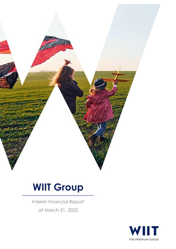 Thumbnail Wiit S.p.A. Quarterly Report 2022-q1